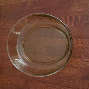 Vtg Forte Crisa Mexico Honey Amber Glass Ovenware Baking Dish b540